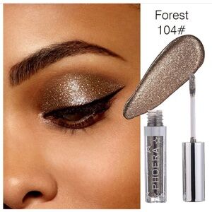 Phoera Cream Glitter Liquid Eyeshadow # 104 Forest Color